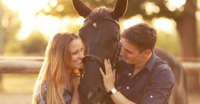 couple cheval