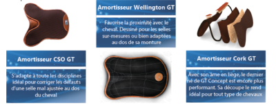 GT Concept et ses amortisseurs pour dos du cheval