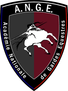 Le logo de l'académie nationale de gardes équestres